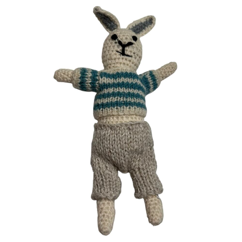 EN GRY‎ & SIF Gry and Sif Crochet Knit Bunny Rabbit Fair Trade Scandinavian